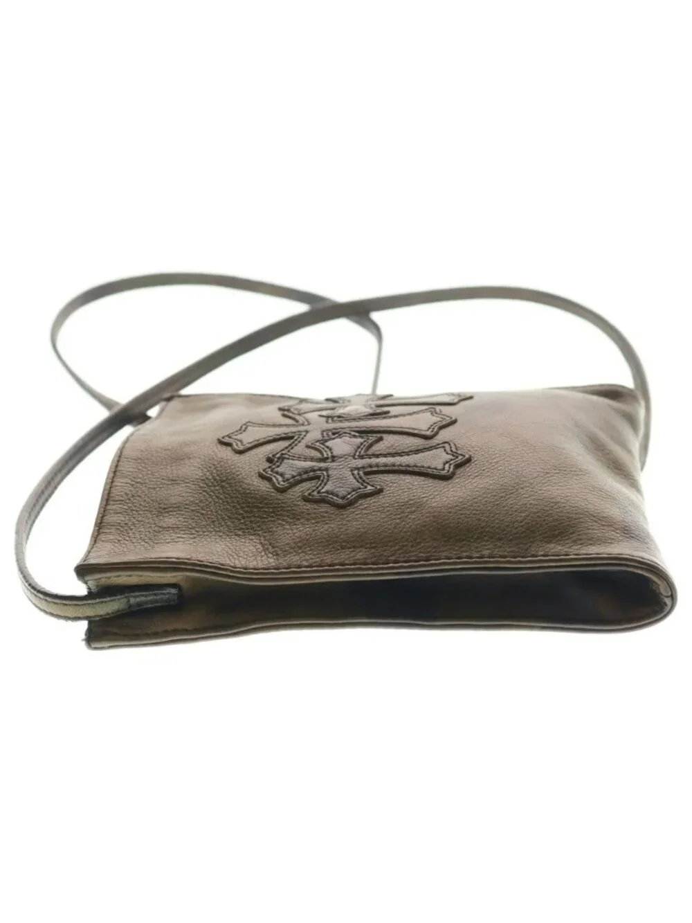 Chrome Hearts SQ Square Pocket 3 Cross Patch Leather Shi Shoulder Bag Camouflage